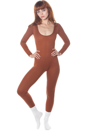 RTS VERMOUTH RIBBED KNIT LONG SLEEVE CATSUIT