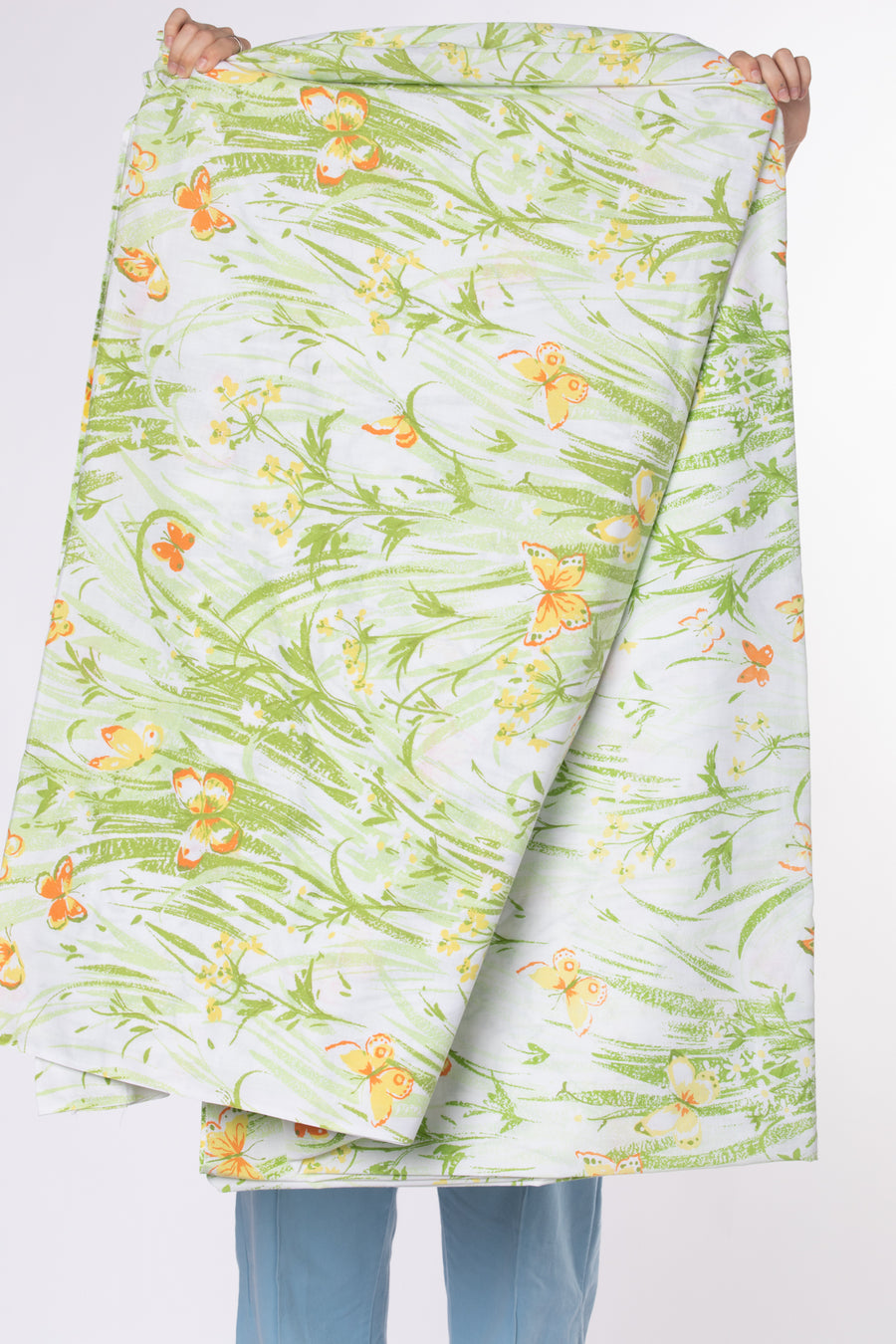 VINTAGE BUTTERFLY FIELD CURTAINS