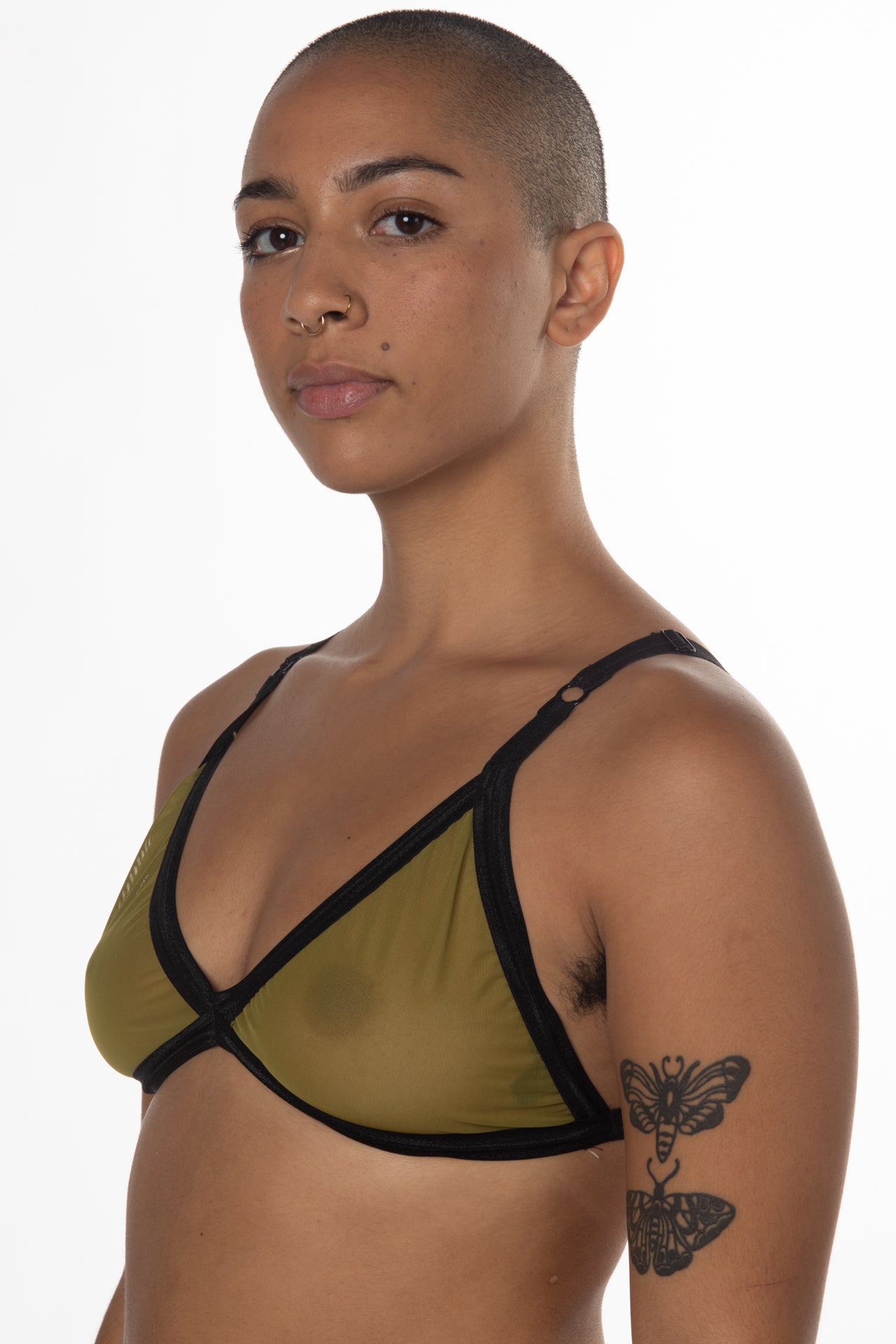 RTS POISON MESH TRIANGLE BRALETTE - Solstice Intimates